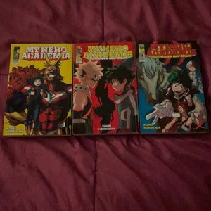 My hero acadmeia vol 1 2 & 3